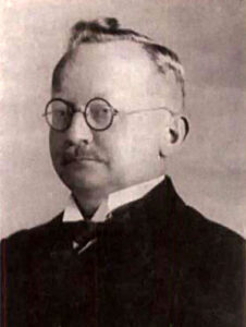 صورة للكيميائي الألماني ألوين ميتاش سنة 1902